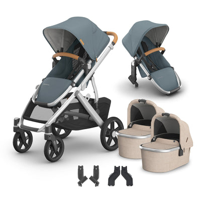 UPPAbaby Vista V3 + Bassinets Twin Bundle