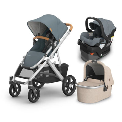 UPPAbaby Vista V3 From Birth Complete Travel System (Stroller + Mesa V3 Infant Car Seat + Bassinet V3)