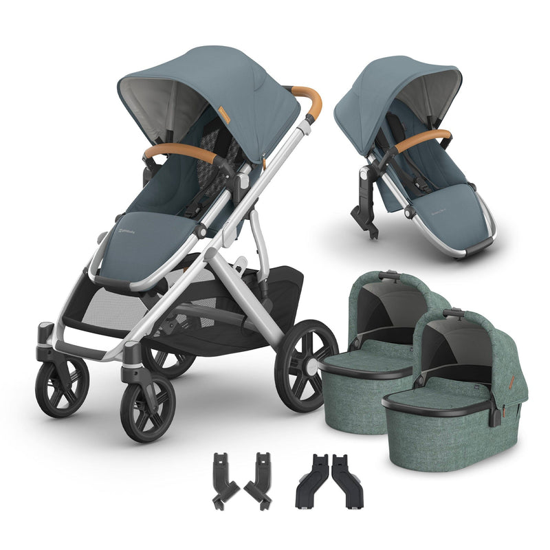UPPAbaby Vista V3 + Bassinets Twin Bundle
