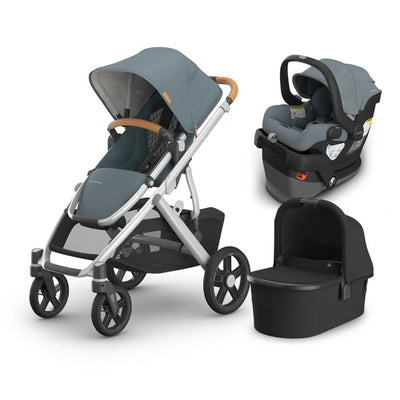 UPPAbaby Vista V3 From Birth Complete Travel System (Stroller + Mesa V3 Infant Car Seat + Bassinet V3)