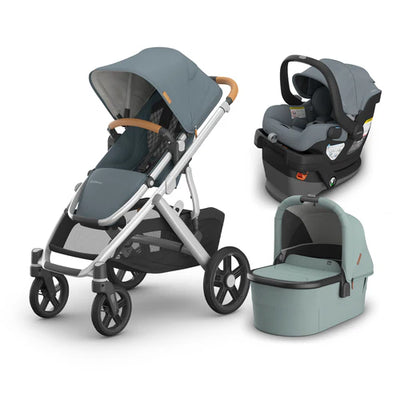 UPPAbaby Vista V3 From Birth Complete Travel System (Stroller + Mesa V3 Infant Car Seat + Bassinet V3)