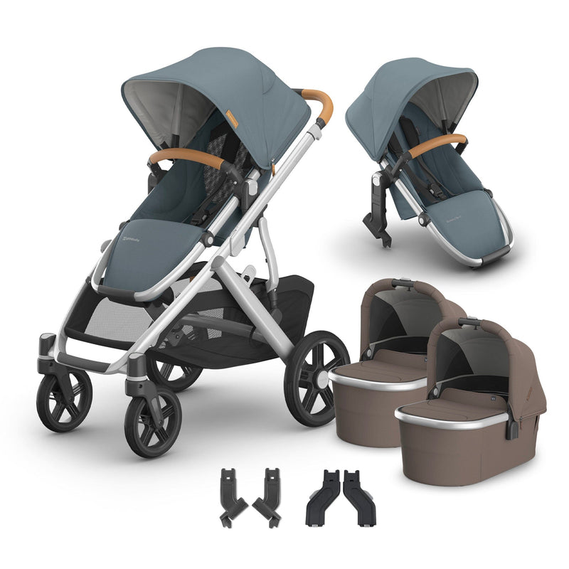 UPPAbaby Vista V3 + Bassinets Twin Bundle