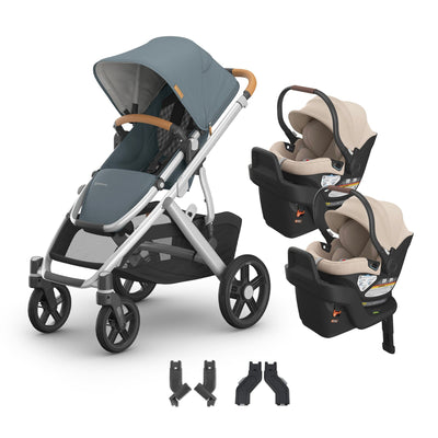 UPPAbaby Vista V3 + Aria Twin Travel System