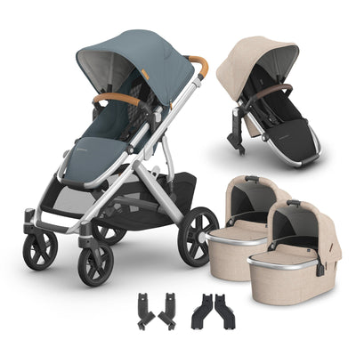 UPPAbaby Vista V3 + Bassinets Twin Bundle