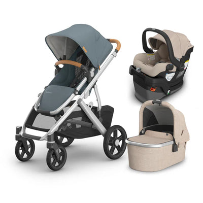 UPPAbaby Vista V3 From Birth Complete Travel System (Stroller + Mesa V3 Infant Car Seat + Bassinet V3)