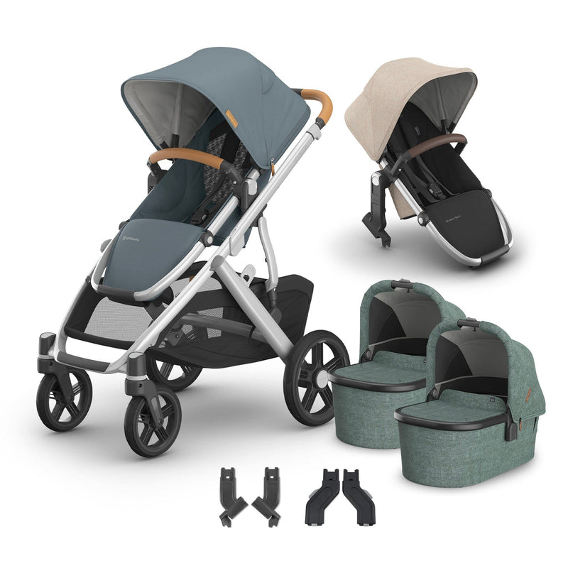 UPPAbaby Vista V3 + Bassinets Twin Bundle