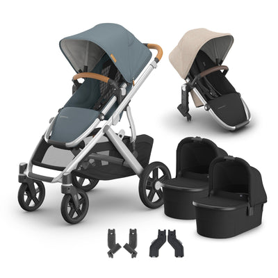 UPPAbaby Vista V3 + Bassinets Twin Bundle
