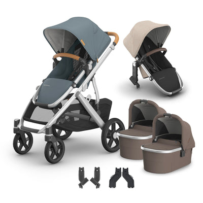 UPPAbaby Vista V3 + Bassinets Twin Bundle