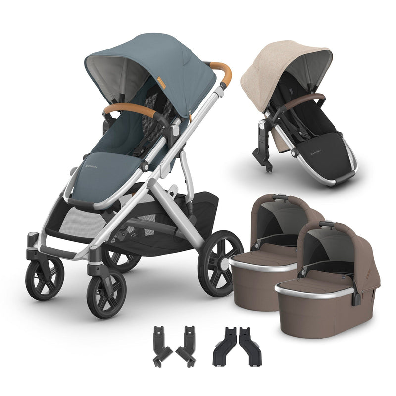 UPPAbaby Vista V3 + Bassinets Twin Bundle