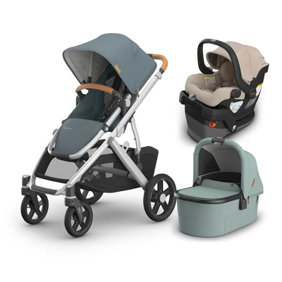 UPPAbaby Vista V3 From Birth Complete Travel System (Stroller + Mesa V3 Infant Car Seat + Bassinet V3)