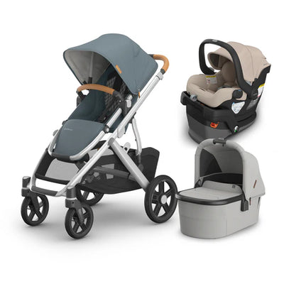 UPPAbaby Vista V3 From Birth Complete Travel System (Stroller + Mesa V3 Infant Car Seat + Bassinet V3)