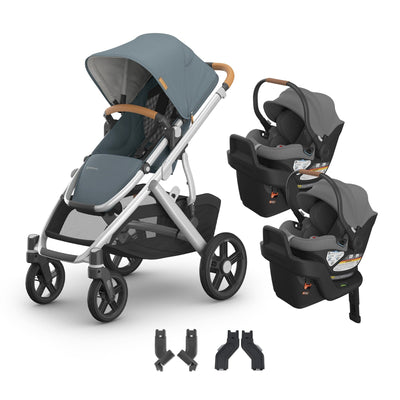 UPPAbaby Vista V3 + Aria Twin Travel System