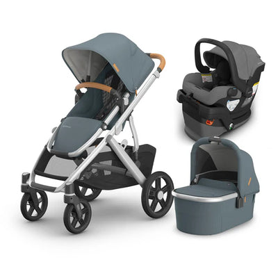 UPPAbaby Vista V3 From Birth Complete Travel System (Stroller + Mesa V3 Infant Car Seat + Bassinet V3)