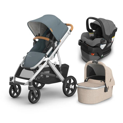 UPPAbaby Vista V3 From Birth Complete Travel System (Stroller + Mesa V3 Infant Car Seat + Bassinet V3)