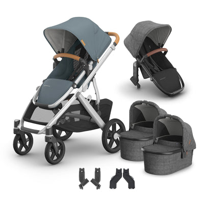 UPPAbaby Vista V3 + Bassinets Twin Bundle