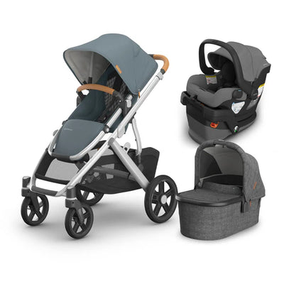 UPPAbaby Vista V3 From Birth Complete Travel System (Stroller + Mesa V3 Infant Car Seat + Bassinet V3)