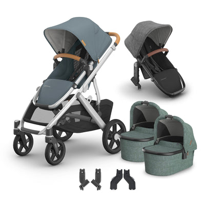 UPPAbaby Vista V3 + Bassinets Twin Bundle
