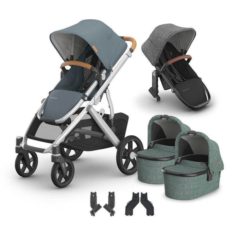 UPPAbaby Vista V3 + Bassinets Twin Bundle
