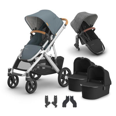 UPPAbaby Vista V3 + Bassinets Twin Bundle