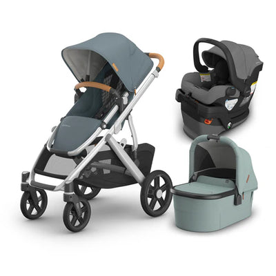 UPPAbaby Vista V3 From Birth Complete Travel System (Stroller + Mesa V3 Infant Car Seat + Bassinet V3)