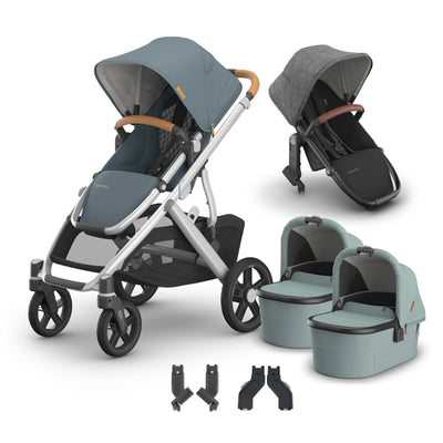 UPPAbaby Vista V3 + Bassinets Twin Bundle