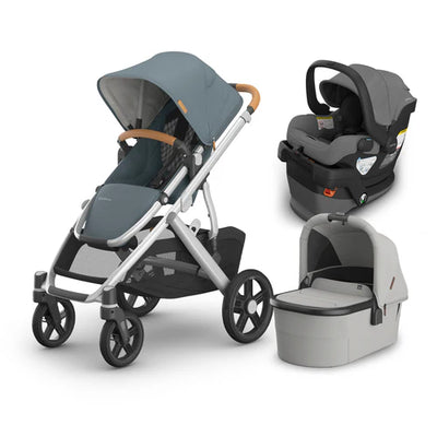 UPPAbaby Vista V3 From Birth Complete Travel System (Stroller + Mesa V3 Infant Car Seat + Bassinet V3)