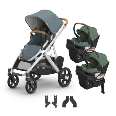 UPPAbaby Vista V3 + Aria Twin Travel System