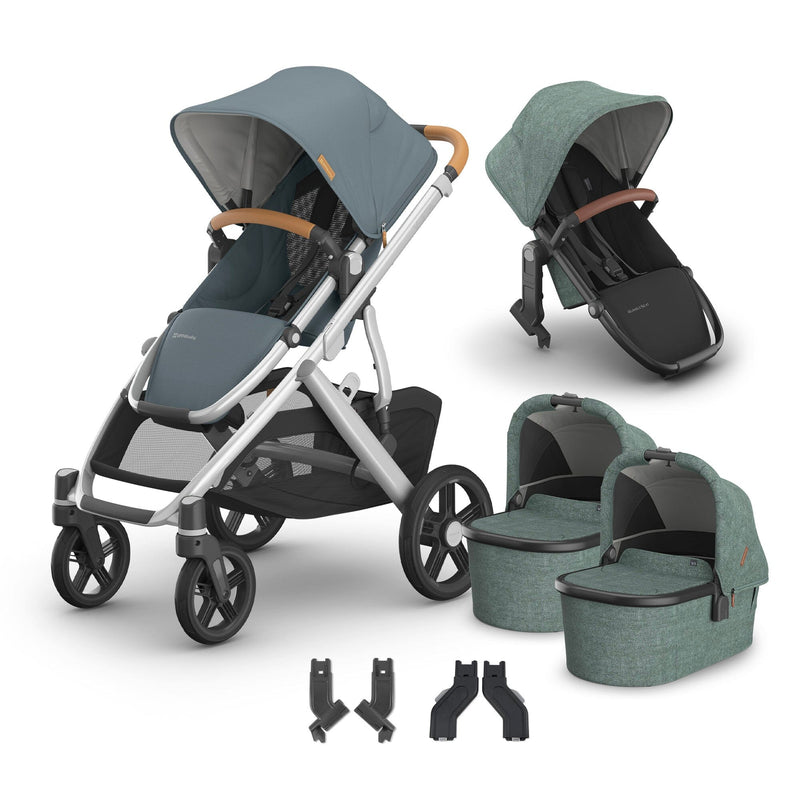 UPPAbaby Vista V3 + Bassinets Twin Bundle