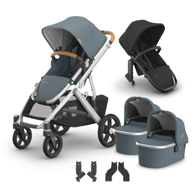 UPPAbaby Vista V3 + Bassinets Twin Bundle