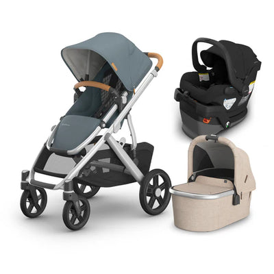 UPPAbaby Vista V3 From Birth Complete Travel System (Stroller + Mesa V3 Infant Car Seat + Bassinet V3)