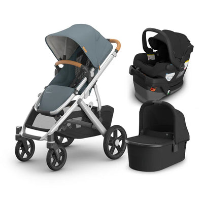 UPPAbaby Vista V3 From Birth Complete Travel System (Stroller + Mesa V3 Infant Car Seat + Bassinet V3)