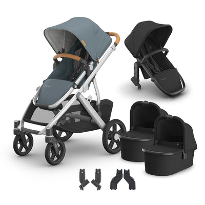 UPPAbaby Vista V3 + Bassinets Twin Bundle