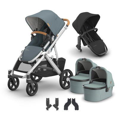 UPPAbaby Vista V3 + Bassinets Twin Bundle
