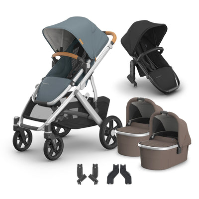 UPPAbaby Vista V3 + Bassinets Twin Bundle