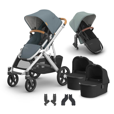 UPPAbaby Vista V3 + Bassinets Twin Bundle
