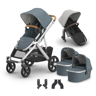 UPPAbaby Vista V3 + Bassinets Twin Bundle