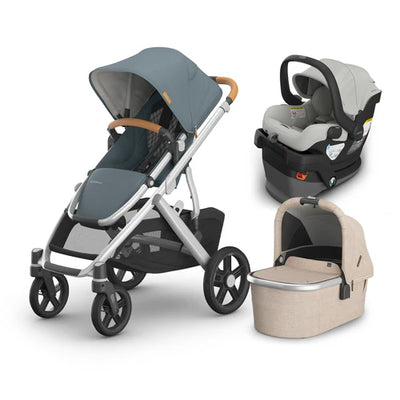 UPPAbaby Vista V3 From Birth Complete Travel System (Stroller + Mesa V3 Infant Car Seat + Bassinet V3)