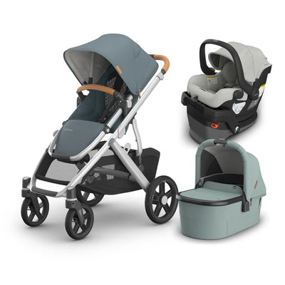 UPPAbaby Vista V3 From Birth Complete Travel System (Stroller + Mesa V3 Infant Car Seat + Bassinet V3)