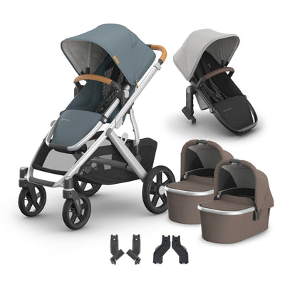 UPPAbaby Vista V3 + Bassinets Twin Bundle