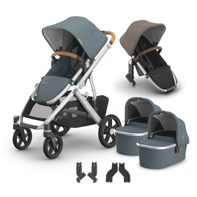 UPPAbaby Vista V3 + Bassinets Twin Bundle