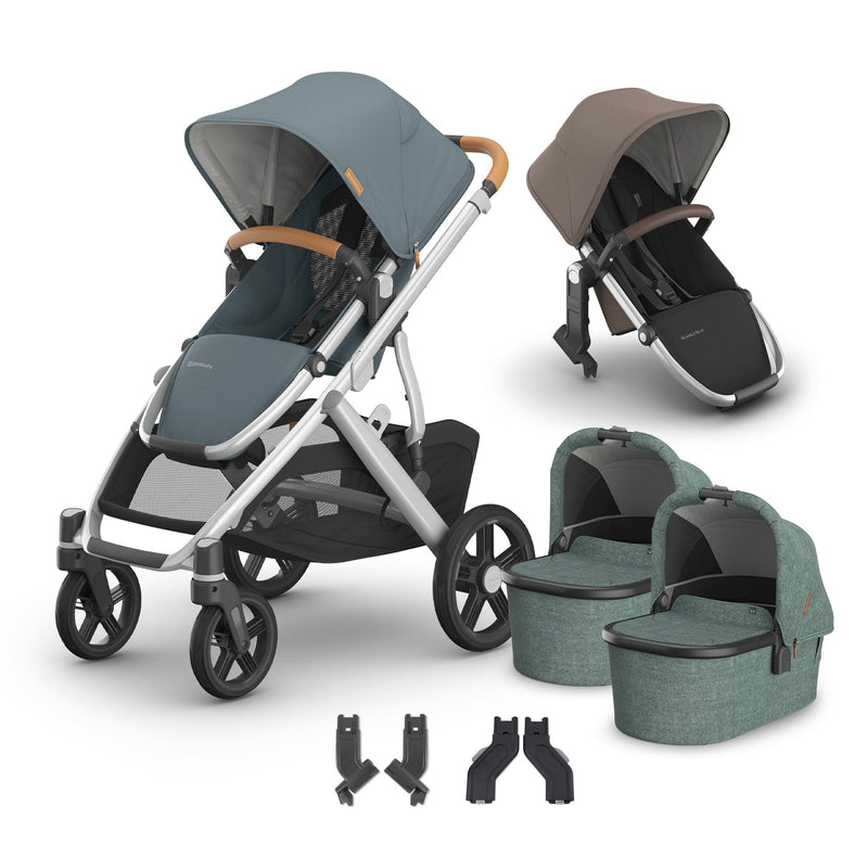 UPPAbaby Vista V3 + Bassinets Twin Bundle
