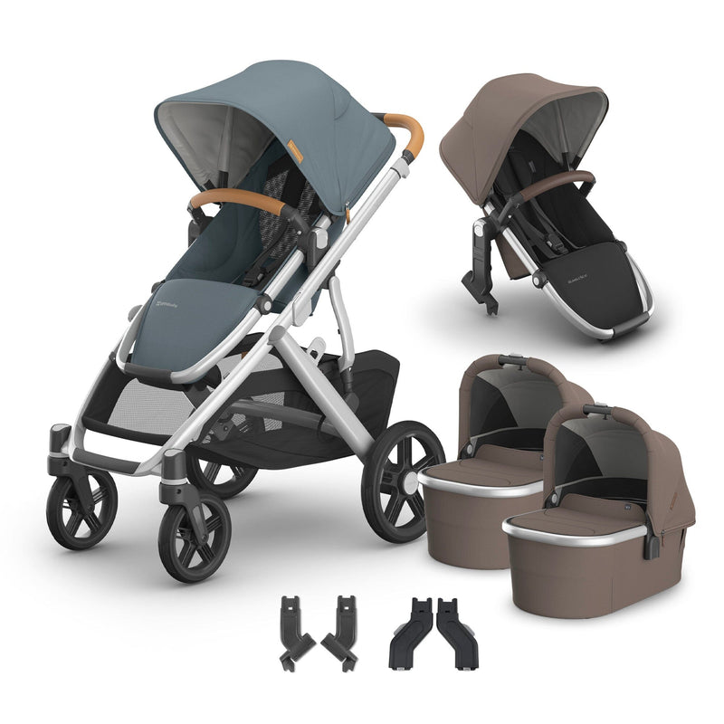 UPPAbaby Vista V3 + Bassinets Twin Bundle