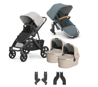 UPPAbaby Vista V3 + Bassinets Twin Bundle