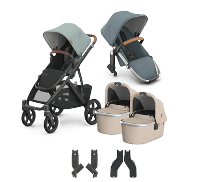 UPPAbaby Vista V3 + Bassinets Twin Bundle