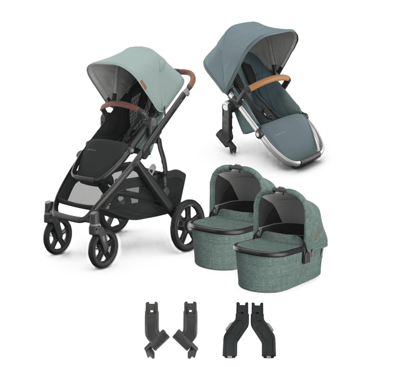 UPPAbaby Vista V3 + Bassinets Twin Bundle