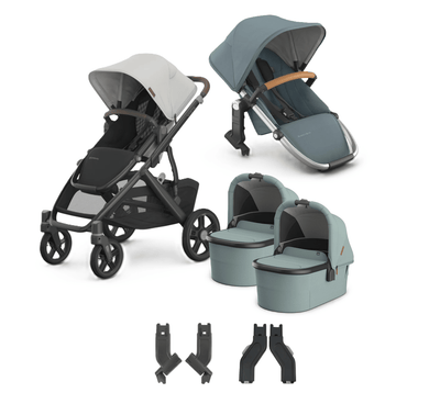 UPPAbaby Vista V3 + Bassinets Twin Bundle