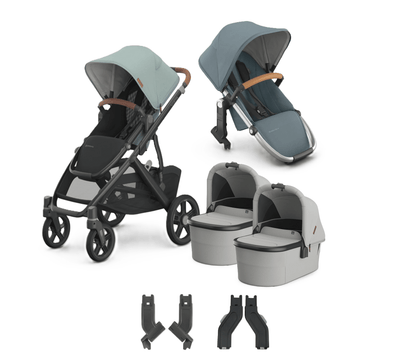 UPPAbaby Vista V3 + Bassinets Twin Bundle
