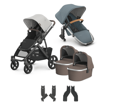 UPPAbaby Vista V3 + Bassinets Twin Bundle
