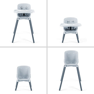 Chicco Zest 4-in-1 Folding High Chair- Strolleria