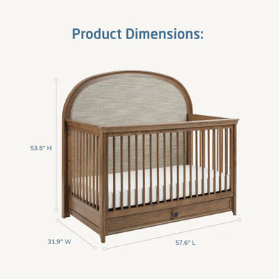 Maxi Cosi Quiet Luxury Headboard Crib - Dolce Oak Stain